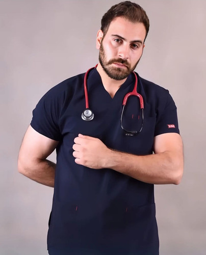 اسکراب شلوار یوفلکس سرمه ای