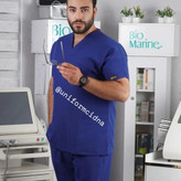 اسکراب شلوار cizgi رنگ کاربنی