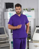 اسکراب شلوار سیزگی رنگ بنفش