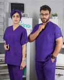 اسکراب شلوار سیزگی رنگ بنفش