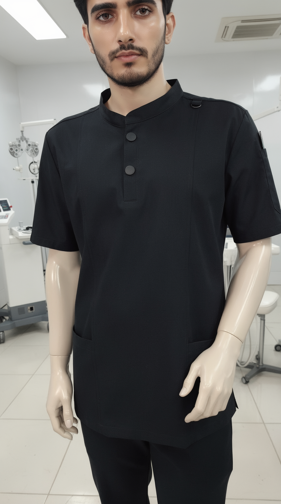 اسکراب شلوار یقه دیبلمات